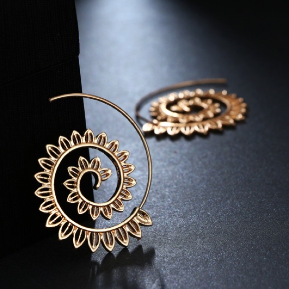 NEW!💙💎BEAUTIFUL💛GOLDEN💛SPIRALS!💎💙BOHO HIPPIE - Picture 7 of 8